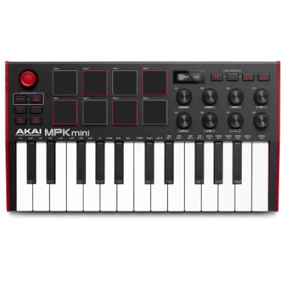 CLAVIER MAITRE MPK Mini Mk3 Akai Professional Keyboard Controller Black
