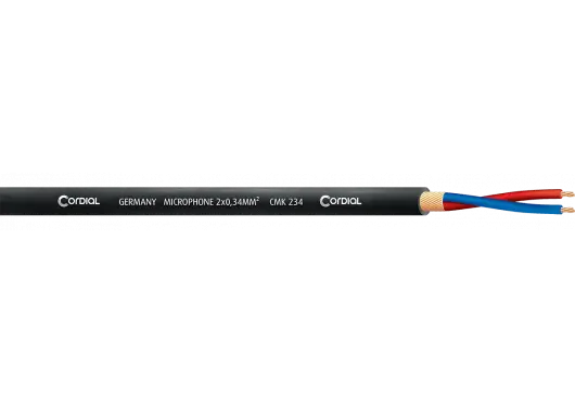 CABLE MICRO CORDIAL - ECL CMK234-BLACK100 au metre - 526815