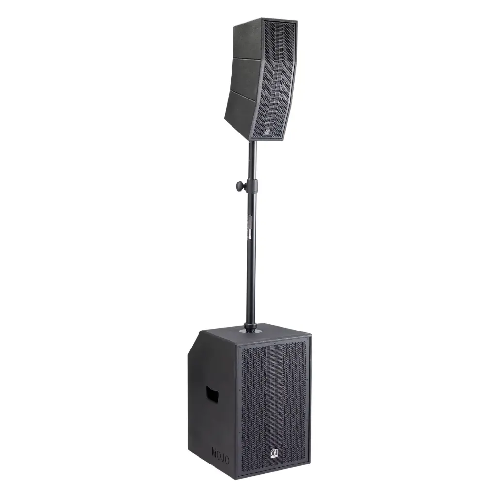 ENCEINTE AMPLIEE MOJO 2200 CURVE AUDIOPHONY Système actif 1000 W RMS DSP Bluetooth TWS H11175