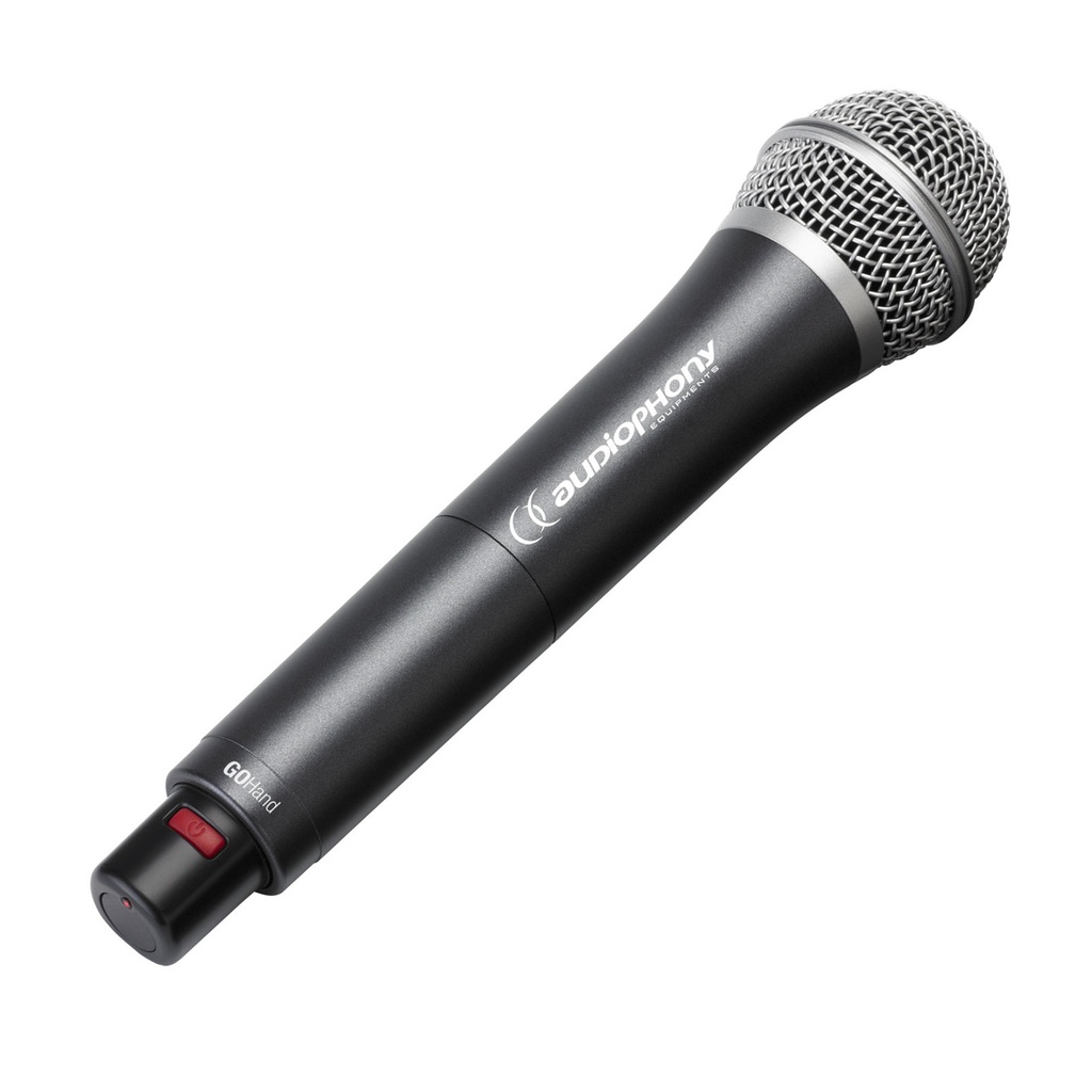 MICRO HF MAIN GO-Hand-F5 AUDIOPHONY Micro main UHF à 16 fréquences avec cellule à condenseur – 500 MHz H11030