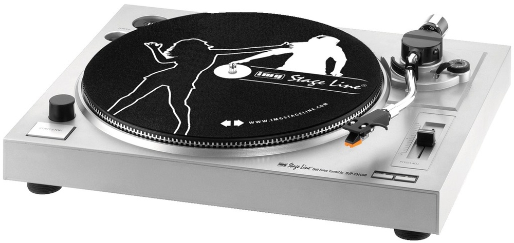 PLATINE VINYLE DJP-104USB Silver IMG Stage Line