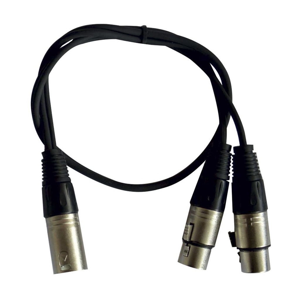 CORDON CL-29/0.6 Cordon 1x XLR mâle / 2x XLR femelle – 0,6m H10671