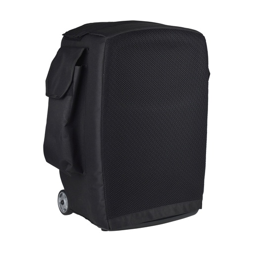 Housse de protection COV-Racer250 AUDIOPHONY Housse de protection avec compartiments pour accessoires L’enceinte peut être utilisée avec sa housse grâce aux ouvertures à l’arrière et à la mousse acoustique en façade H10791