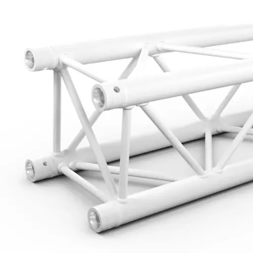 STRUCTURE QUA29-200 W Poutre carrée aluminium 290 mm Longueur 200 cm – Finition blanc Livré avec 1x kit de jonction H11513