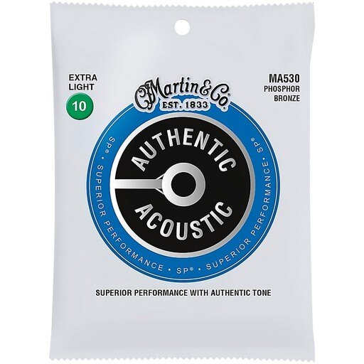 CORDES MA530 MARTIN & CO - MA530 SP 92/8 Phosphore Bronze - Authentic, Extra Light, 92/8 - 10-47 - 539135