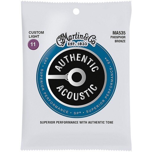 CORDES MA535 MARTIN & CO - MA535 SP 92/8 Phosphore Bronze - Authentic, Custom Light, 92/8 - 11-52 - 539136