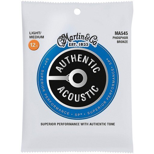CORDES MA545 MARTIN & CO - MA545 SP 92/8 Phosphore Bronze - Authentic, Bluegrass, 92/8 - 12.5-55 - 539138