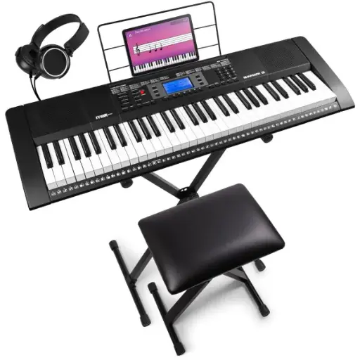 CLAVIER ARRANGEUR Rhapsody61 Keyboard 61keys Set avec Banc, Stand, et Casque 130.041 