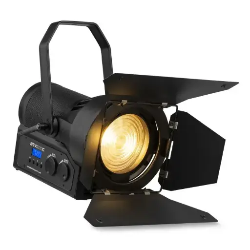 PROJECTEUR THEATRE Fresnel 100W CW+WW BEAMZ zoom manuel BTK100C 155.102