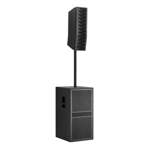 ENCEINTE COLONNE MOJO Signature AUDIOPHONY Système actif en colonne array avec un caisson 2×12’ une colonne médium 3×5’’ et des hautes fréquences 12×1’’ avec pavillon mixer, DSP Bluetooth 5.0 TWS 1600 W RMS H11715