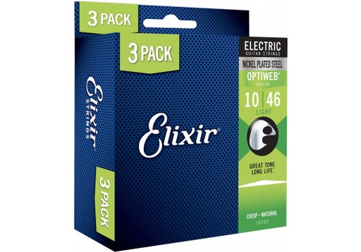 CORDES ELIXIR 16552 Jeux Pack de 3 jeux Optiweb 10-46 522148