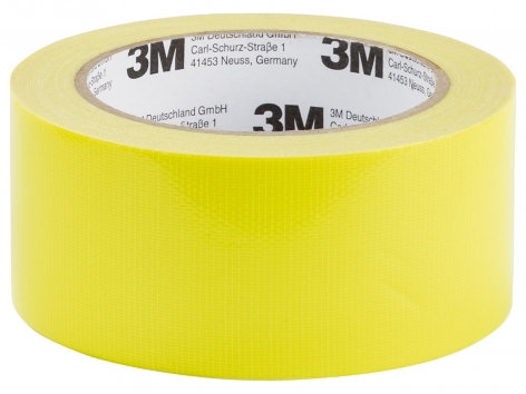 ADHESIF GAFFER Scotch fluo jaune 3M 10m