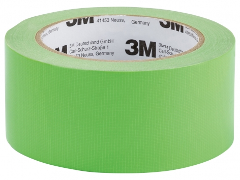 ADHESIF GAFFER Scotch fluo vert 3M 10m