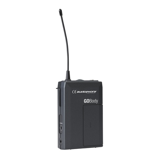 EMETTEUR HF CEINTURE GO-Body-F5 Boîtier émetteur UHF à 16 fréquences sans micro – 514-542 MHz - H11031