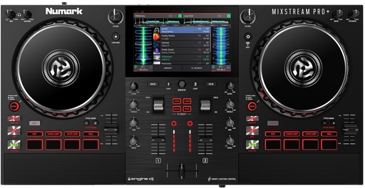 CONTROLEUR AUTONOME DJ  Mixstream Pro + Numark Standalone Streaming DJ Controller  Black