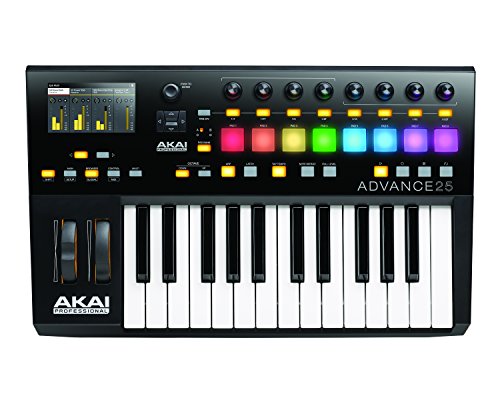 CLAVIER MAITRE Advance 25 Akai Professional | 25-Key Virtual Instrument Production Controller with Full-Color LCD Screen & 10K Sounds Download