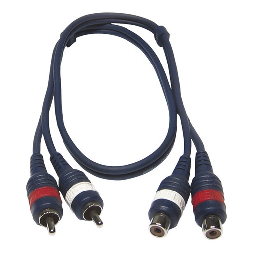 CORDON - CL-27/1,5 Cordon ligne 2x RCA femelle / 2x RCA mâle – 1,5m H7967